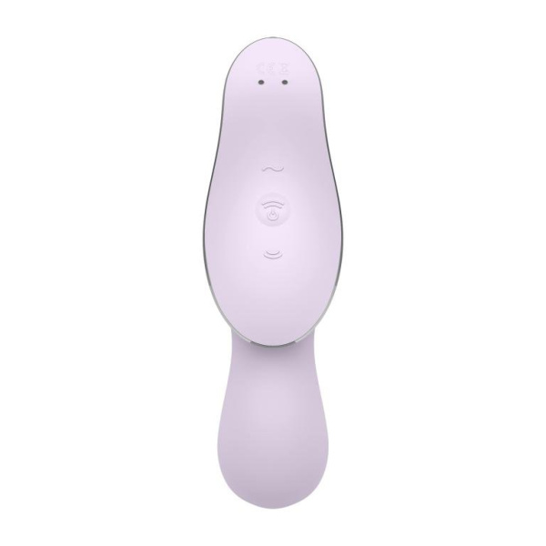 Вакуумно-клиторальный вибромассажер Satisfyer Curvy Trinity 2, фиолетовый_5