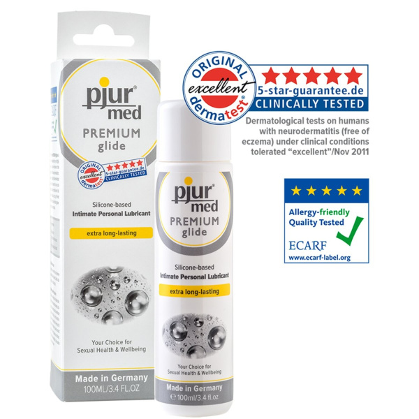 Гипоаллергенный силиконовый лубрикант Pjur MED Premium glide 100 ml_1