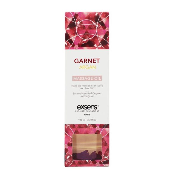 Органическое массажное масло с камнями GARNET ARGAN (Аргана)_3