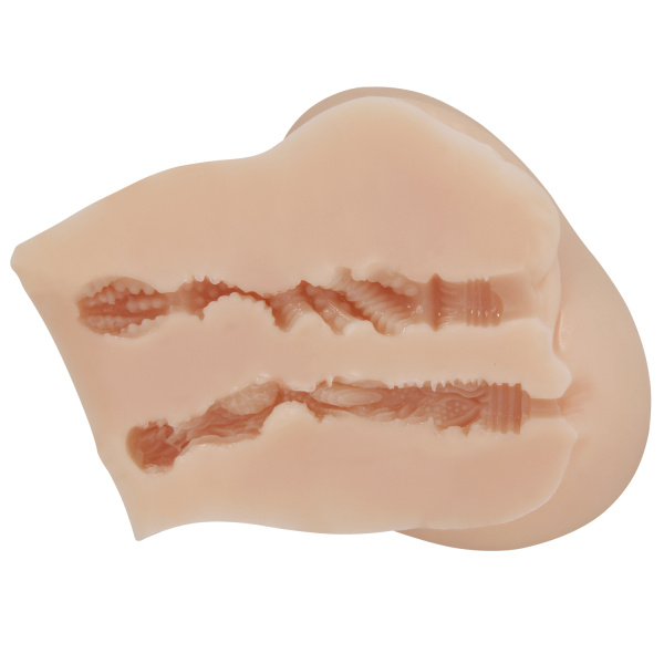 Мастурбатор мини-полуторс Crazy Bull Luna, вагина-анус, с вибрацией_6