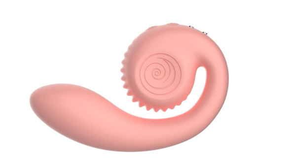 Инновационный SVibe Gizi вибратор, персиковый_4