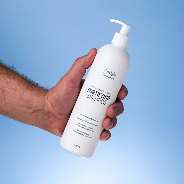 Укрепляющий шампунь с кератином pH Origin Fortifying Shampoo 500 мл_5