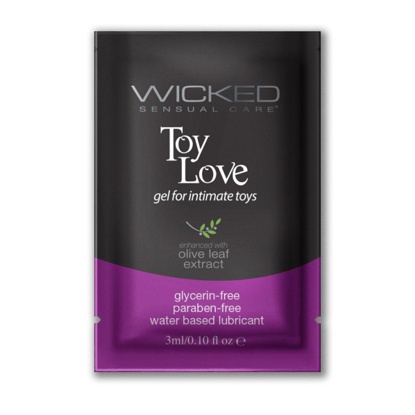 Лубрикант для игрушек WICKED Toy Love, 3 мл в саше_1