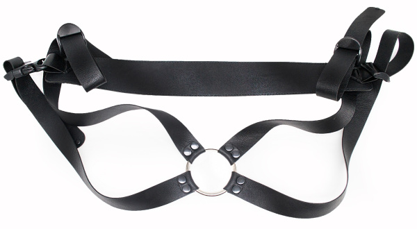 Пояс с кольцом универсальный с бандажом и фаллоимитатором dmax 52 мм, lраб 165 мм, арт. 275501_3