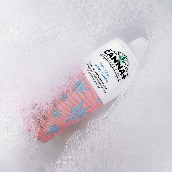 Увлажняющий гель для душа CANNA+ Hydrating Body Wash 400 мл_4