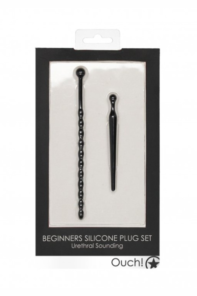 Набор из двух уретральных стимуляторов (струн) Beginners Silicone Plug Set_1