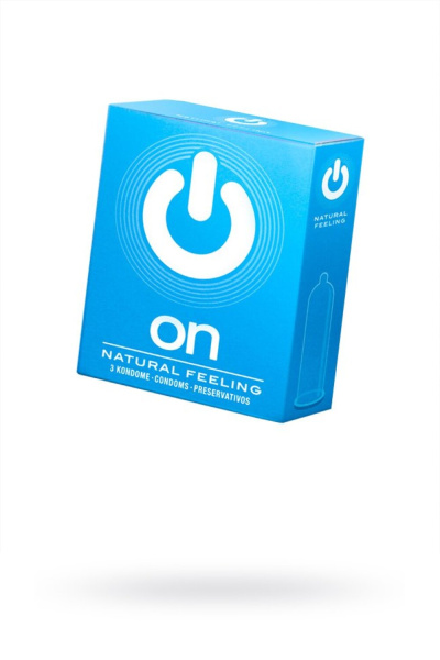 Презервативы ''ON)'' Natural feeling №3 - классические (ширина 54mm)_1