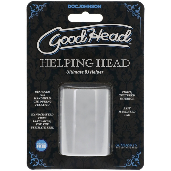 Открытый компактный мастурбатор GoodHead™ - ULTRASKYN™ Helping Head_1