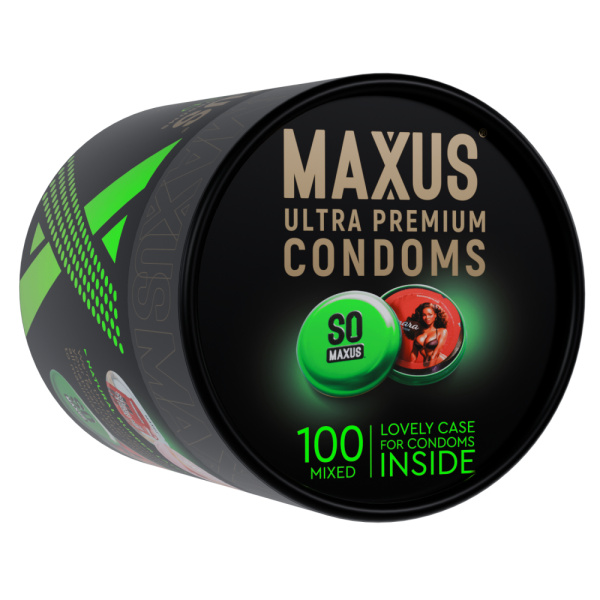 Презервативы MAXUS Mixed гладкие и текстурированные (100 шт.) 2122mx_1