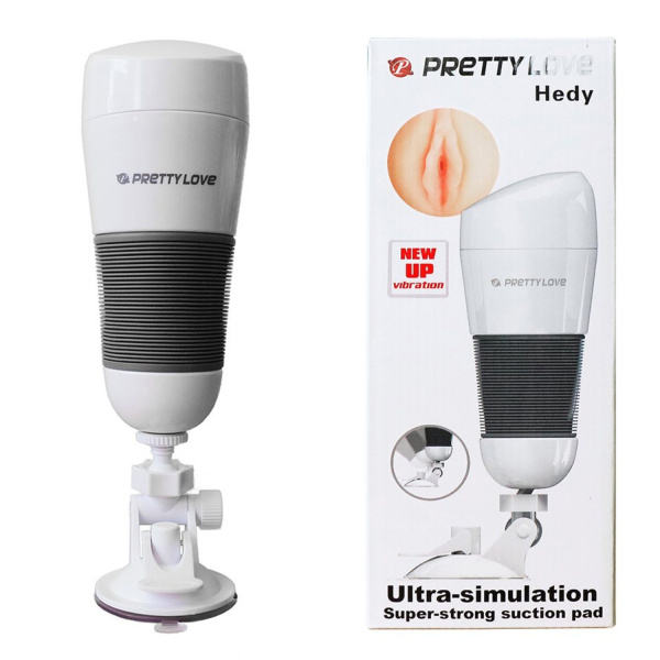 Мастурбатор вагина в тубусе Hedy телесный без вибрации_1