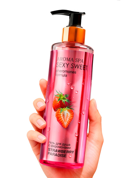 Гель для душа с феромонами Strawberry Paradise 200 мл арт. LB-16142 маркировка_3