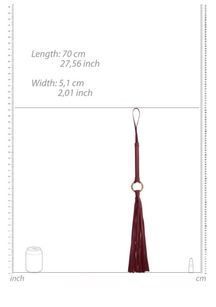 Хлыст Ouch Ouch! - Flogger - Burgundy_4