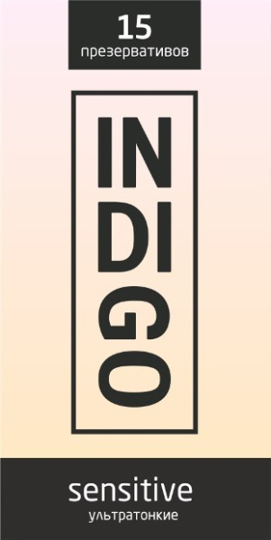 ПРЕЗЕРВАТИВЫ INDIGO SENSITIVE № 15 (УЛЬТРАТОНКИЕ), 15 штук_2