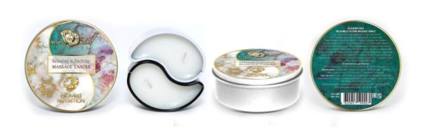 Массажная свеча Relaxing & Exciting Massage Candle Весенняя роса 2 шт. по 15 мл_1