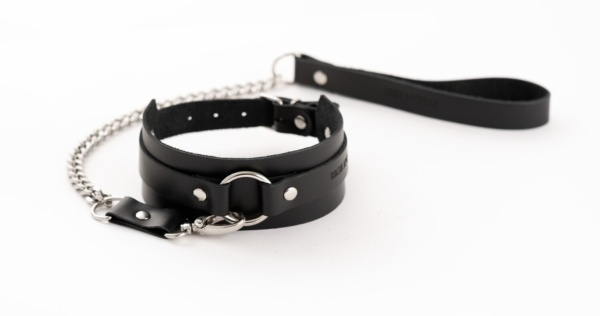 Ошейник с поводком Lady's Arsenal Black_1