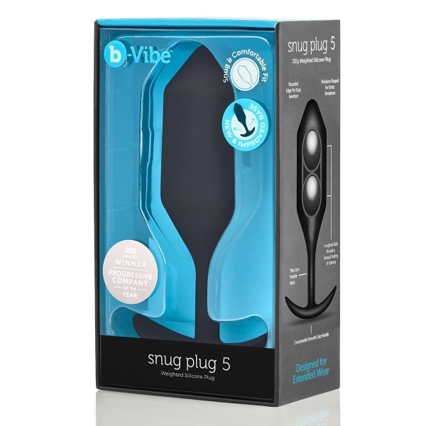 Профессиональная пробка для ношения B-vibe Snug Plug 5_2