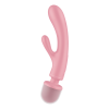 Вибратор-ванд 2 в 1 Satisfyer Triple Lover, розовый_2