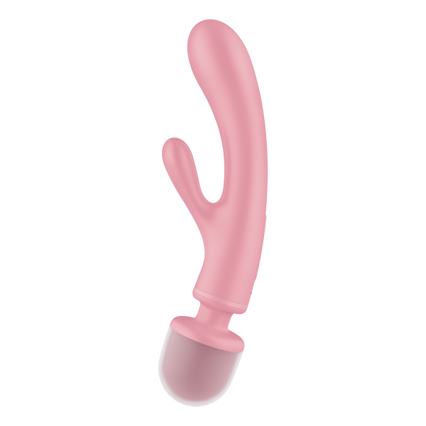 Вибратор-ванд 2 в 1 Satisfyer Triple Lover, розовый_2