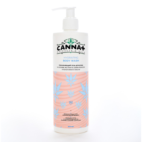 Увлажняющий гель для душа CANNA+ Hydrating Body Wash 400 мл_2