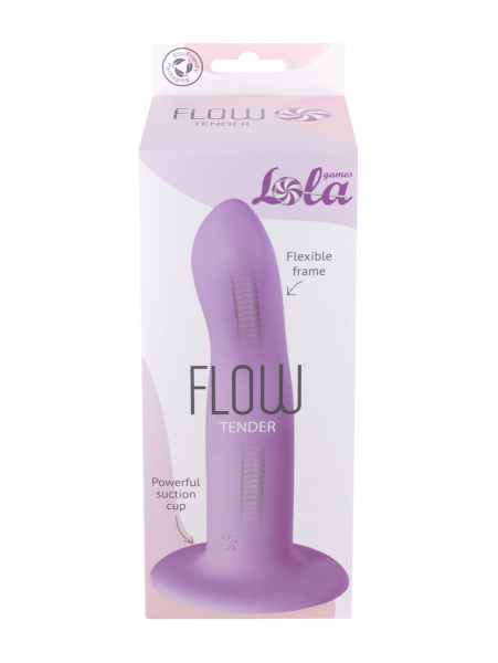 Гнущийся нереалистичный дилдо Flow Tender 2042-01lola_3