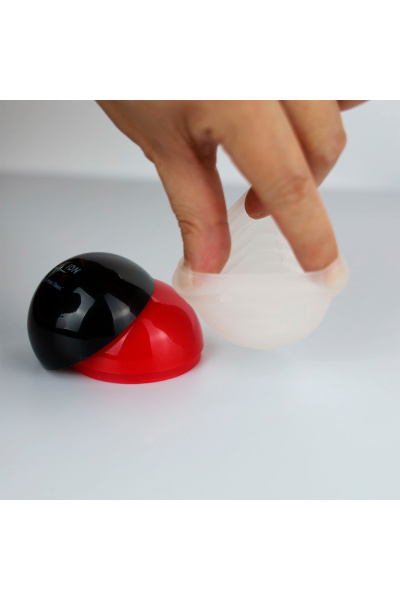 Нереалистичный мастурбатор - шар MALESATION Lucky Ball type 3, TPE, белый_6