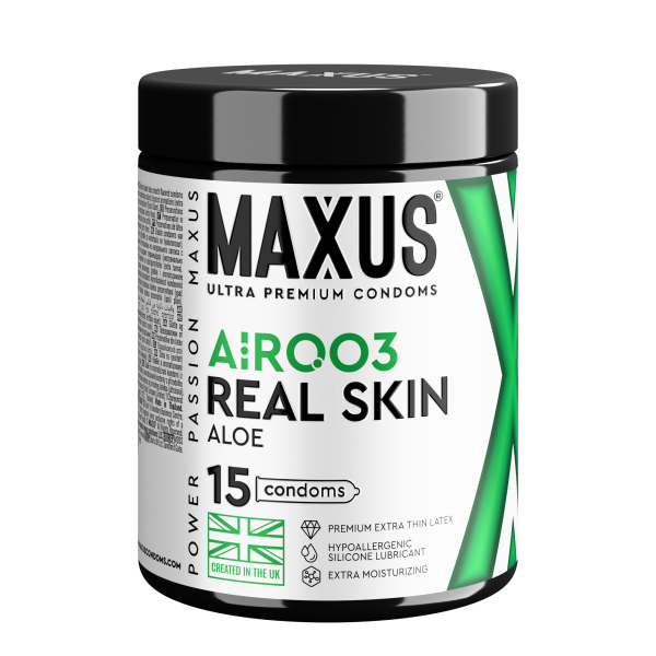 Презервативы MAXUS 003 №15 с железным кейсом, гладкие, экстратонкие, Алое, 15 шт_5