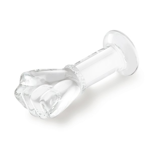 Анальный фистинг-плаг из стекла 5 in Glass Fist Butt Plug_4