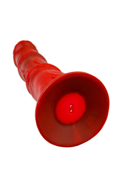 Вибратор Black&Red by TOYFA Monster Rex, силикон, красно-черный, 24.5 см_6