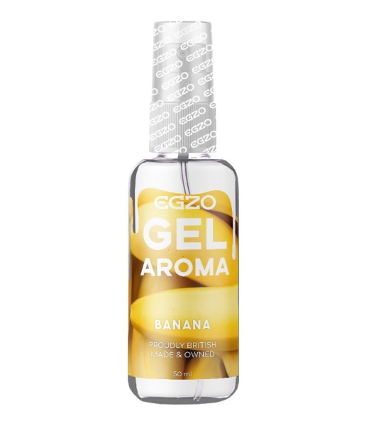 Гель увлажняющий на водной основе EGZO AROMA Banana 50 мл., арт. EG-AR-BNN_2