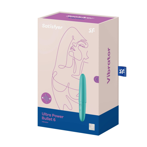 Мини вибромассажер Satisfyer Ultra Power Bullet 6, мятный_1