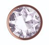 Анальная Пробка Diamond Moonstone Shine L Розовое Золото_4