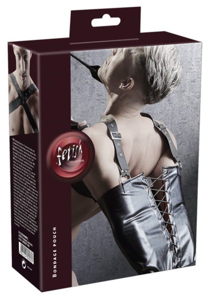 Фиксация на плечи и руки Imitation Leather Armbinder by fetish collection_1