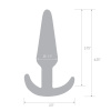 Тонкая анальная пробка 4,25in Slim Tapered Butt Plug_5
