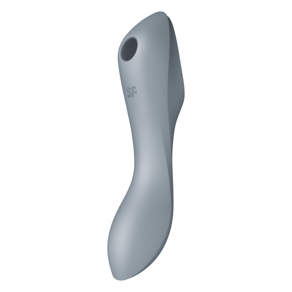 Вакуумно-клиторальный вибромассажер Satisfyer Curvy Trinity 3, серый_1