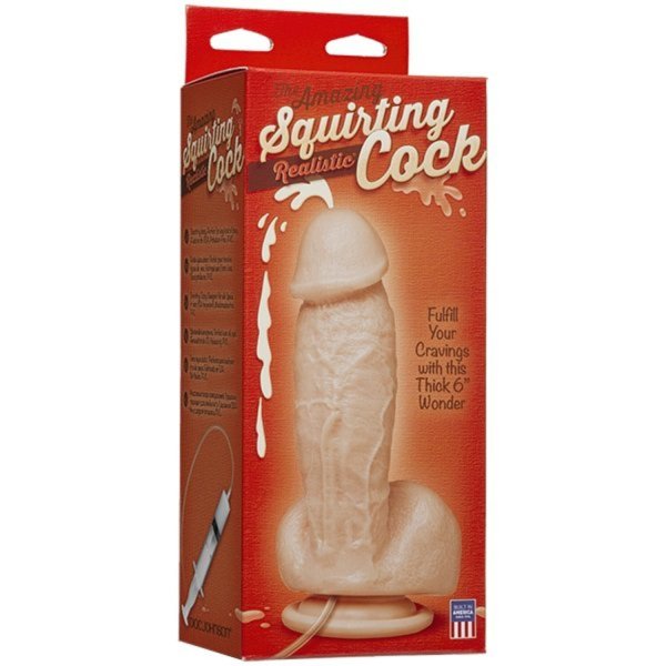 Фаллоимитатор с семяизвержением The Amazing Squirting Realistic® Cock - White_1