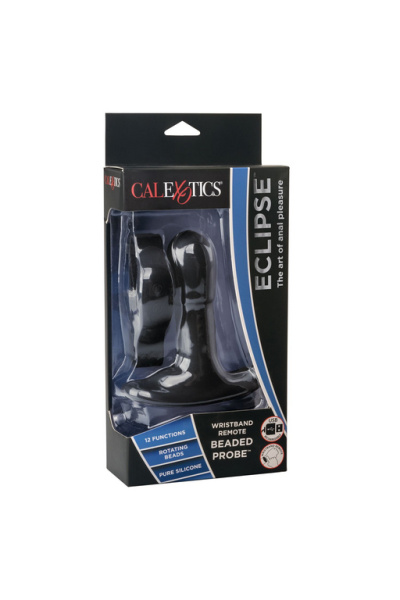 Перезарежаемый анальный стимулятор Beaded Probe с функцией 