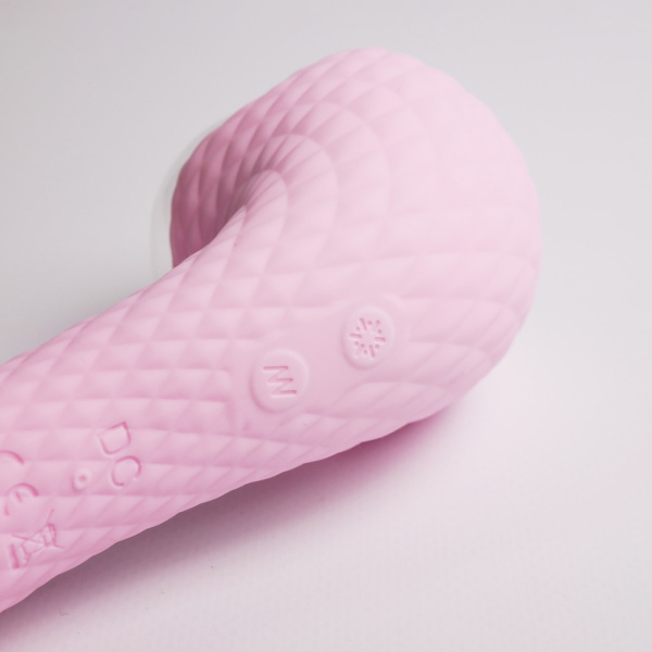 Вибромассажёр с деликатными токами Youvic, розовый_2