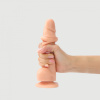Реалистичный фаллоимитатор с подвижной кожей Strap-on-me SLIDING SKIN Large на присоске, телесный_1