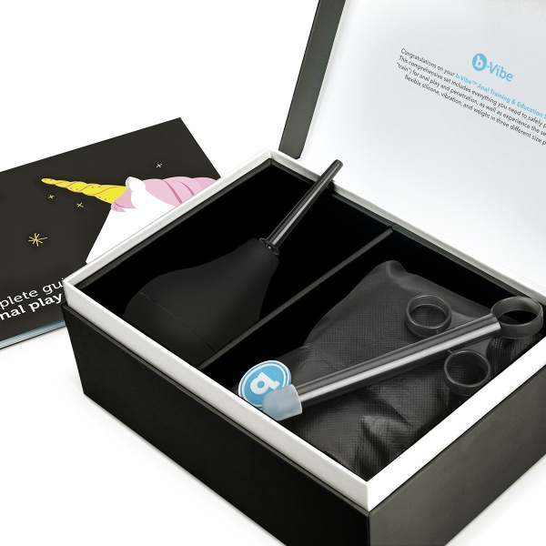 Набор для анального секса - подготовка и обучение B-Vibe Anal Education Set Black_4