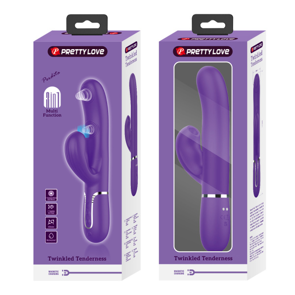 Вибратор Pretty Love с пульсацией BW-500015-2_1