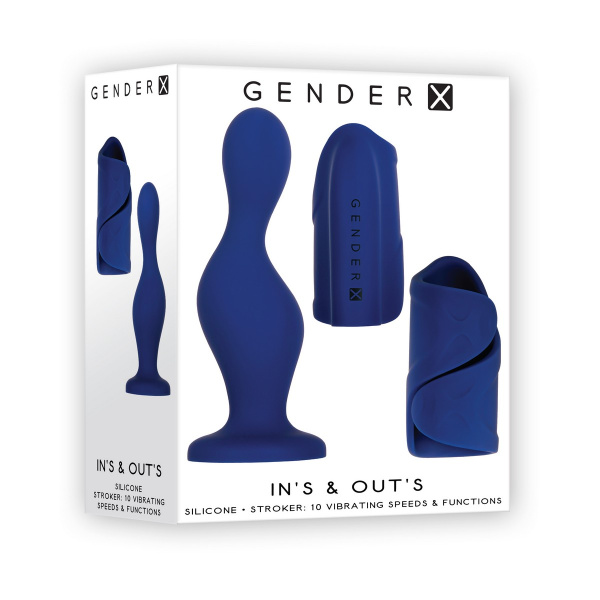 Gender X IN'S & OUT'S Набор из стимулятора и мастурбатора с вибрацией_6