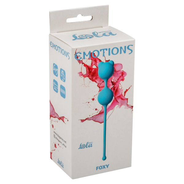 Вагинальные шарики Emotions Foxy turquoise_3