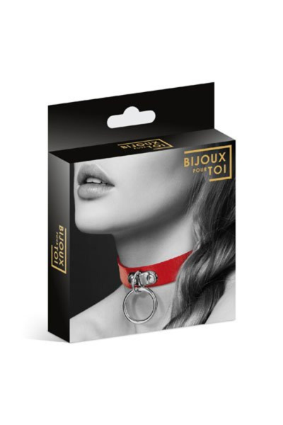 Чокер с кольцом COLLIER FETISH ROUGE_3