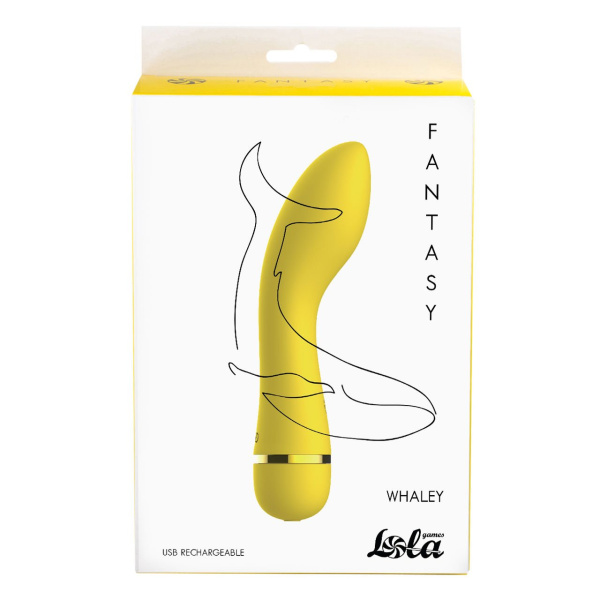Перезаряжаемый вибратор Fantasy Whaley Yellow_3