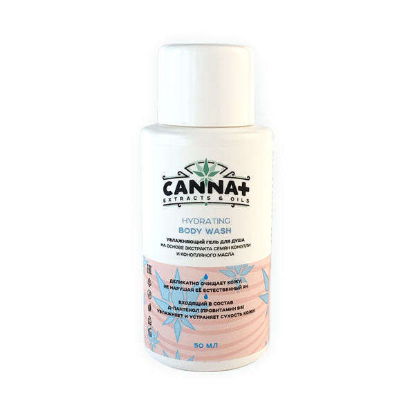 Увлажняющий гель для душа CANNA+ Hydrating Body Wash 50 мл_2