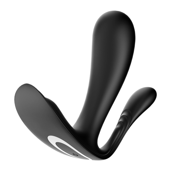 Бесшумный вибромассажер Satisfyer Top Secret+  для ношения и стимуляции точки G, черный_1