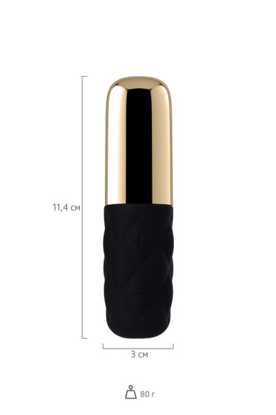 Вибромассажер Satisfyer Sparkling Darling, силикон, черный, 11,4 см._2
