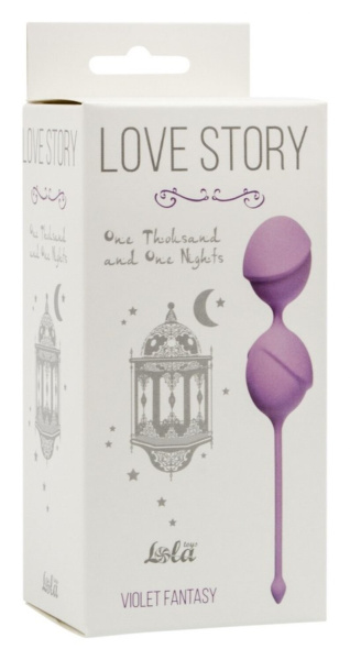 Вагинальные шарики Love Story One Thousand and One Nights Violet Fantasy_3