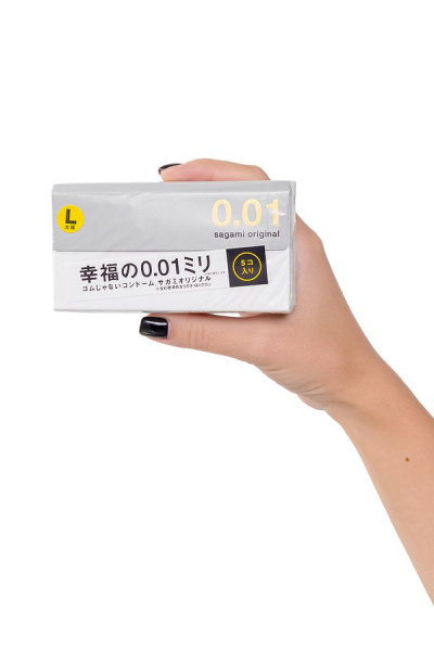 Презервативы Sagami Original 001 L-Size, полиуретан, 5 шт._4