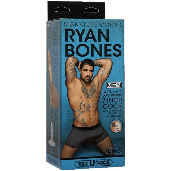 Фаллоимитатор с мошонкой на съемной присоске слепок порно-звезды Ryan Bones Signature Cocks - Ryan B_1